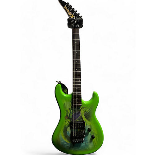 Kramer Used Kramer Snake Sabo Baretta Green Solid Body Electric Guitar Green