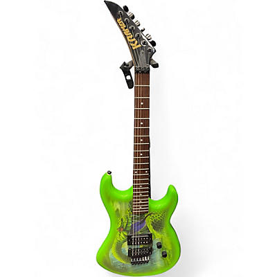 Used Kramer Snake Sabo Baretta Snake Green Solid Body Electric Guitar