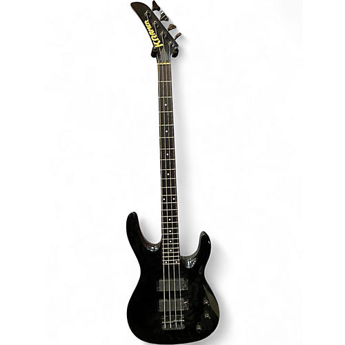 Used Kramer Striker 211 Reverse Headstock Black Solid Body Electric Guitar Black