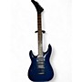 Used Kramer Used Kramer Striker 211 Reverse Headstock Left Handed Trans Blue Electric Guitar Trans Blue