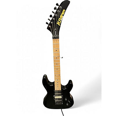 Used Kramer Striker Black Solid Body Electric Guitar