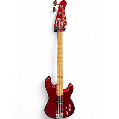 Used Kramer Striker Candy Apple Red Electric Bass Guitar