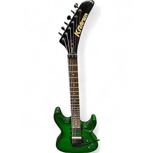 Used Kramer Striker Custom Emerald Green Solid Body Electric Guitar Emerald Green