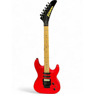 Used Kramer Striker Custom Red Solid Body Electric Guitar