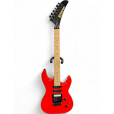 Used Kramer Striker Custom Red Solid Body Electric Guitar