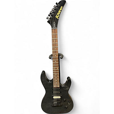 Used Kramer Striker HSS Trans Black Solid Body Electric Guitar