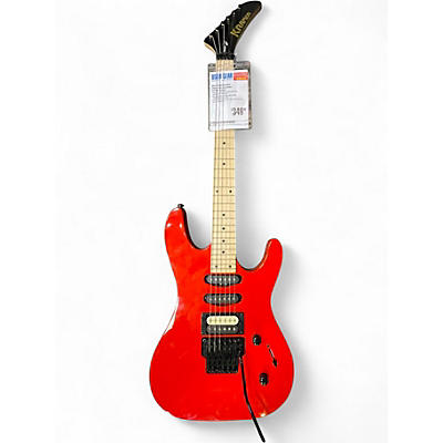 Used Kramer Striker  JUMPER RED Solid Body Electric Guitar