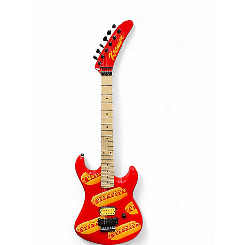Used Kramer The 84 Hot Dogger Ketchup Red Solid Body Electric Guitar Ketchup Red