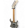 Used Kramer The Illusionist Black and White Solid Body Electric Guitar Black and White