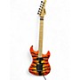 Used Kramer Tiger stripe Pacer series Orange Solid Body Electric Guitar Orange