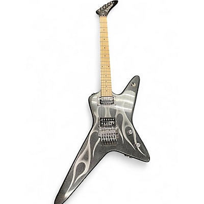 Used Kramer Tracii Guns Gunstar Voyager Metallic Black Solid Body Electric Guitar