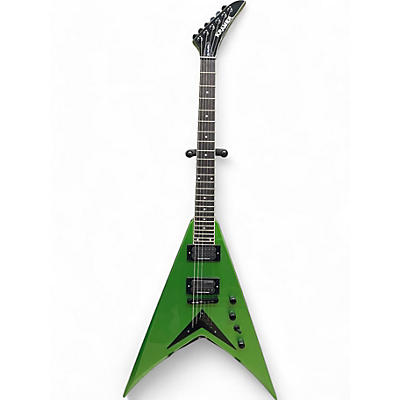 Used Kramer VANGUARD RUST IN PEACE  ALIEN TECH GREEN Solid Body Electric Guitar