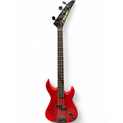 Used Kramer ZX70 Red Electric Bass Guitar
