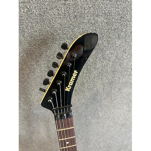 Used Kramer barrera reissue Black Solid Body Electric Guitar Black