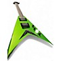 Used Kramer dave mustaine v green Solid Body Electric Guitar green