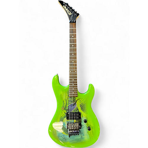 Used Kramer dave the snake sabo signature  Green Solid Body Electric Guitar Green