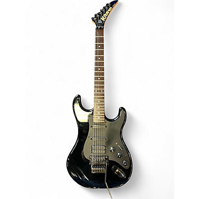 Used Kramer pacer deluxe  Black Solid Body Electric Guitar