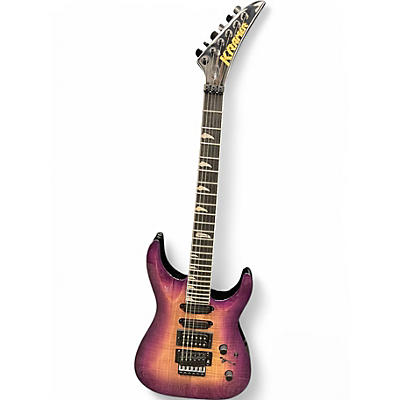 Used Kramer sm-1 Purple Solid Body Electric Guitar