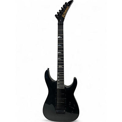 Used Kramer sm1 black Solid Body Electric Guitar