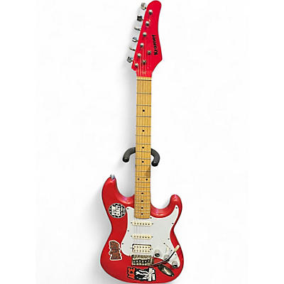 Used Kramer vt-211s red Solid Body Electric Guitar