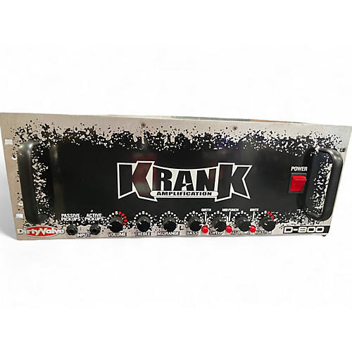 Used Krank D800 DIRTY VALVE Tube Guitar Amp Head