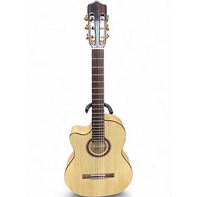 Used Kremona Rosa Luna Flamenco Left Handed Natural Nylon String Acoustic Guitar