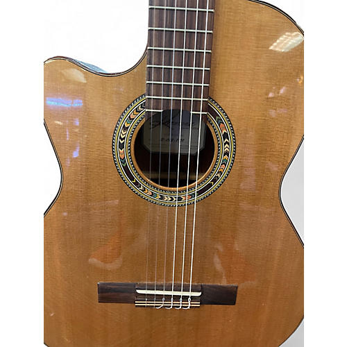 Used Kremona Verea Left Handed Natural Nylon String Acoustic Guitar Natural