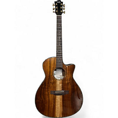 Used Krutz KD24SC Natural Acoustic Guitar