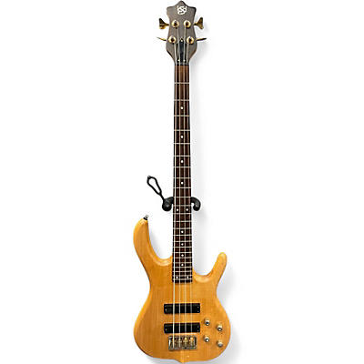 Used Ksd Burner Deluxe Natural Electric Bass Guitar