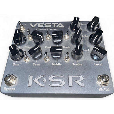 Used Ksr VESTA 3 CHANNEL PREAMP  Effect Pedal