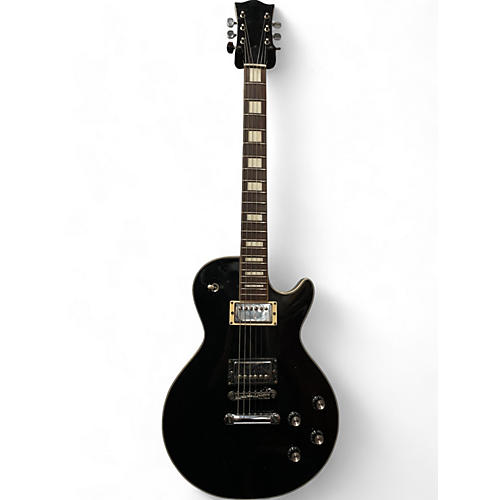 Used Kumika lp300 Black Solid Body Electric Guitar Black