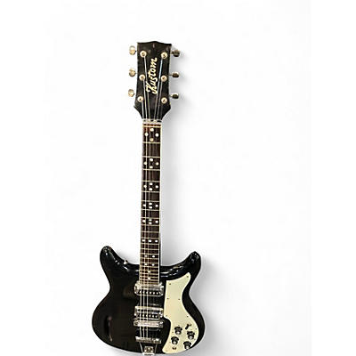 Used Kustom k200 Black Hollow Body Electric Guitar