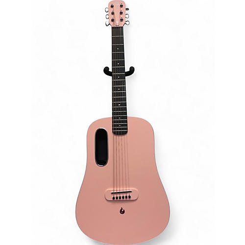 LAVA MUSIC Used LAVA MUSIC Blue Lava 36” Touchscreen Pink Acoustic Guitar Pink