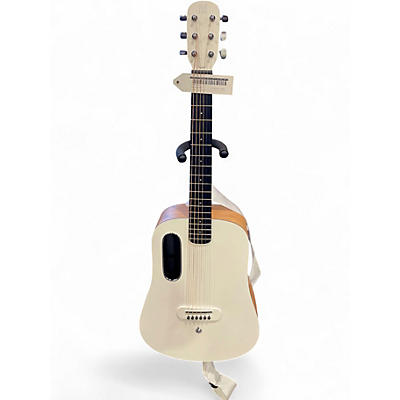 Used LAVA MUSIC Blue Lava Alpine White Acoustic Electric Guitar