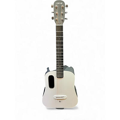 Used LAVA MUSIC LAVA ME PLAY Arctic White Acoustic Electric Guitar