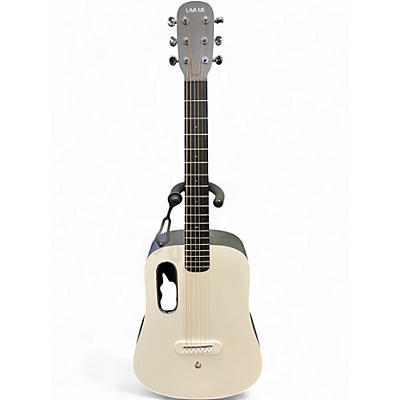 Used LAVA MUSIC LAVA ME PLAY FROST WHITE Acoustic Electric Guitar