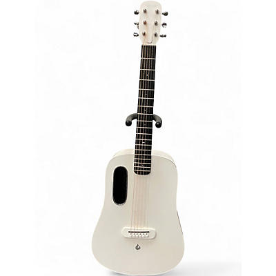 Used LAVA MUSIC LAVA ME PLAY WHITE Acoustic Electric Guitar
