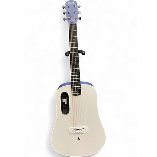 Used LAVA MUSIC LAVA ME PLAY  WHITE/BLUE Acoustic Electric Guitar WHITE/BLUE