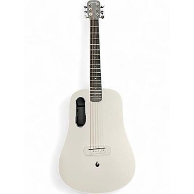 Used LAVA MUSIC LAVA ME PLAY White Acoustic Electric Guitar