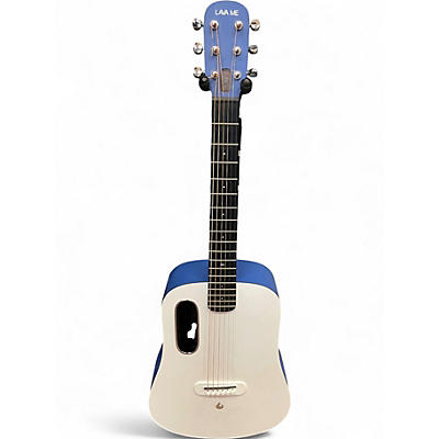 Used LAVA MUSIC LAVA ME play 36" BLUE WHITE Acoustic Electric Guitar
