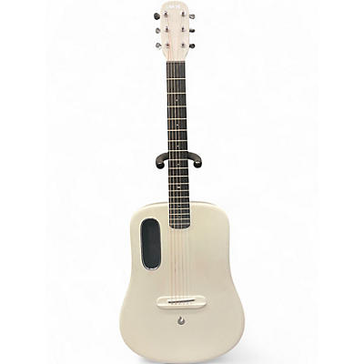 Used LAVA MUSIC Lava White Acoustic Electric Guitar