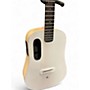 Used LAVA MUSIC Lava me Play Light Peach-Frost White Acoustic Electric Guitar Light Peach-Frost White