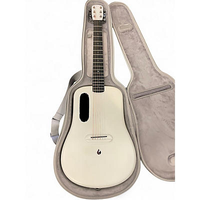 Used LAVA MUSIC ME 3 36" WITH SPACE BAG WHITE Acoustic Electric Guitar