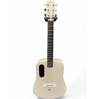 LAVA MUSIC Used LAVA MUSIC ME 3 38" White Acoustic Electric Guitar