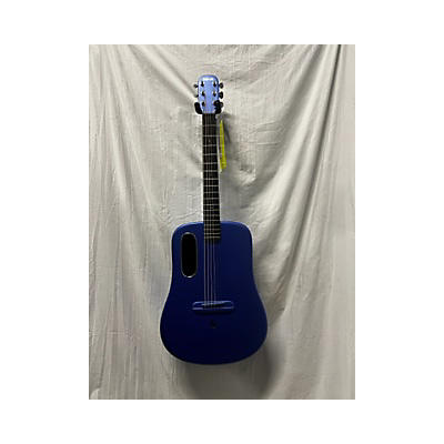 LAVA MUSIC Used LAVA MUSIC ME 3 Electron Blue Metallic Acoustic Electric Guitar