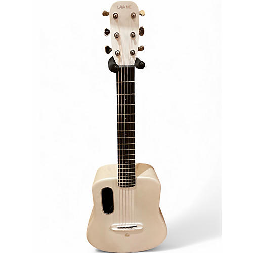 Used LAVA MUSIC ME 3 White Acoustic Electric Guitar White
