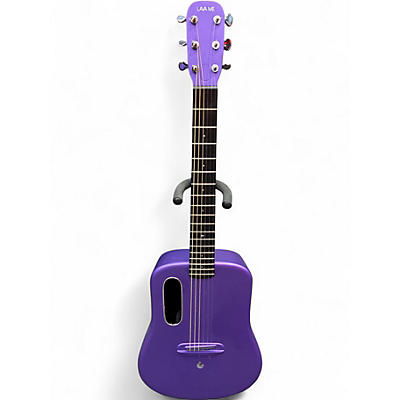 Used LAVA MUSIC ME 4 Purple Acoustic Electric Guitar