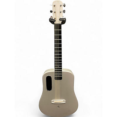 Used LAVA MUSIC ME Air Carbon Metallic Silver Acoustic Electric Guitar