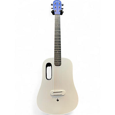 Used LAVA MUSIC ME Play 36in Blue-Frost White Acoustic Electric Guitar