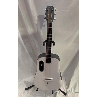 LAVA MUSIC Used LAVA MUSIC Me Play Frost White Acoustic Guitar